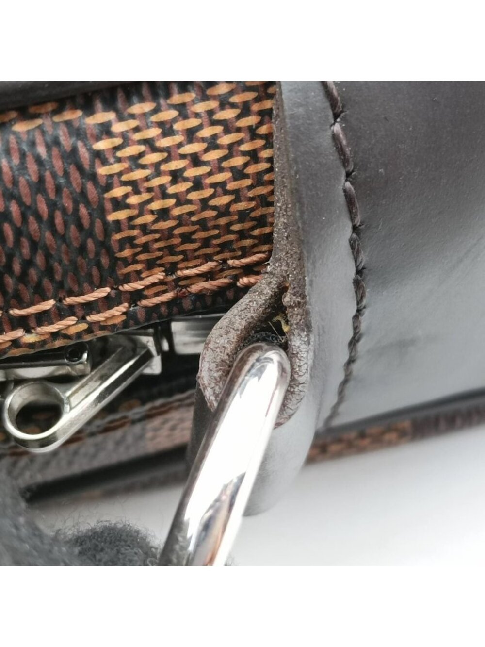 Louis Vuitton Porte Documents Voyage Ebene Damier Canvas - Picture 14 of 16